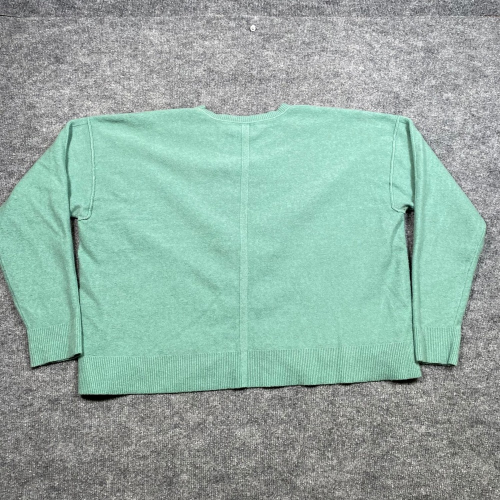 Free‎ People Brookside Oversized Wool Blend Sweater Sage Green Womens Size M - Picture 2 of 8